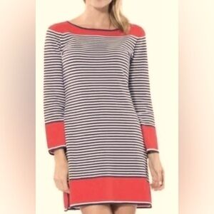 Sail to Sable NWOT Women's Knit Lightweight Striped Stretch Shift Mini Dress XS